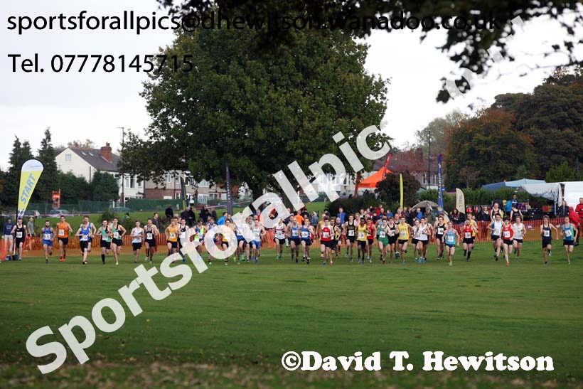 Senior mens Northern Cross Country Relays, Graves Park, Sheffield. Photo: David T. Hewitson/Sports for All Pics